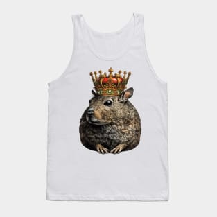 Degu Wearing a Crown Tank Top